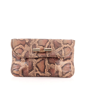 Jimmy Choo Jasmine Clutch Python