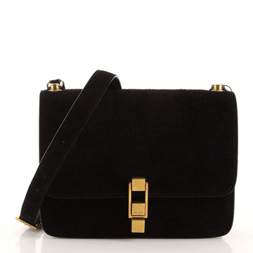 Saint Laurent Carre Satchel Suede Medium