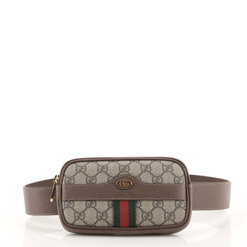 Gucci Ophidia Belt Bag GG Coated Canvas Mini