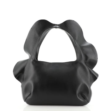 Valentino 04 Rouches Edition Atelier Hobo Leather Small