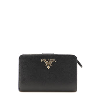 Prada Tab Wallet Saffiano Leather Medium