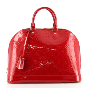 Louis Vuitton Alma Handbag Monogram Vernis GM
