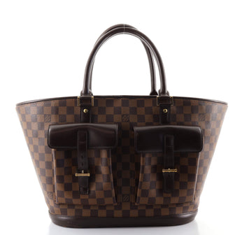 Louis Vuitton Manosque Handbag Damier GM