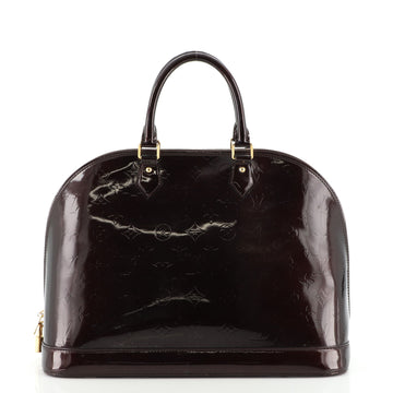 Louis Vuitton Alma Handbag Monogram Vernis GM