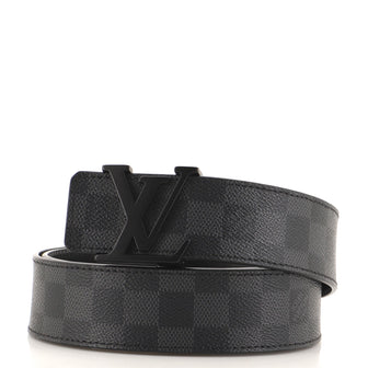 Louis Vuitton LV Initiales Belt Damier Graphite Wide