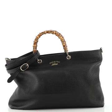 Gucci Bamboo Shopper Tote Leather Large