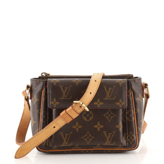 Louis Vuitton Viva Cite Handbag Monogram Canvas PM