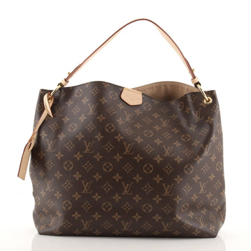 Louis Vuitton Graceful Handbag Monogram Canvas MM
