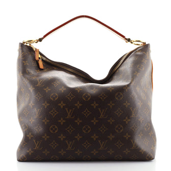 Louis Vuitton Sully Handbag Monogram Canvas MM