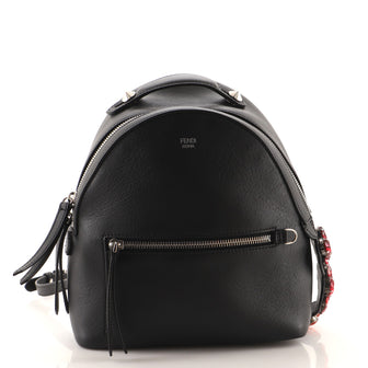 Fendi By The Way Backpack Leather with Crystals Mini