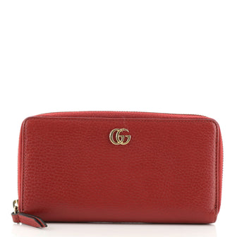 Gucci GG Marmont Zip Around Wallet Leather