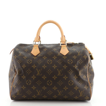 Louis Vuitton Speedy Handbag Monogram Canvas 30