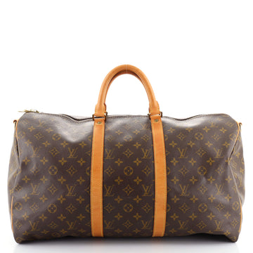 Louis Vuitton Keepall Bandouliere Bag Monogram Canvas 50