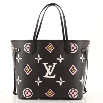 Louis Vuitton Neverfull NM Tote Wild at Heart Monogram Giant MM