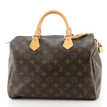 Louis Vuitton Speedy Handbag Monogram Canvas 30