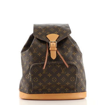 Louis Vuitton Vintage Montsouris Backpack Monogram Canvas GM