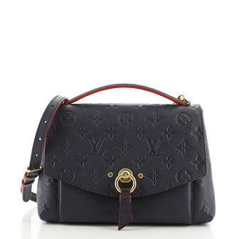Louis Vuitton Blanche Handbag Monogram Empreinte Leather BB