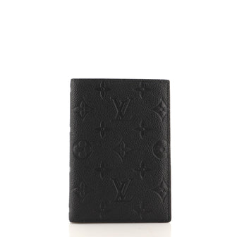 Passport Cover Monogram Empreinte Leather