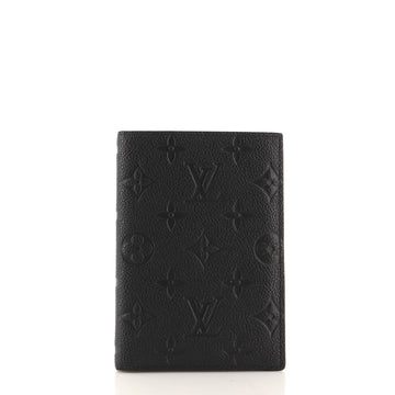 Louis Vuitton Passport Cover Monogram Empreinte Leather