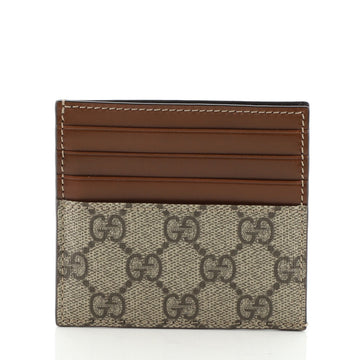 Gucci Card Holder GG Coated Canvas and Leather