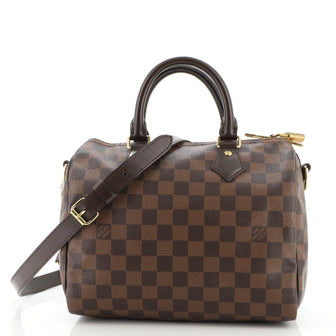 Louis Vuitton Speedy Bandouliere Bag Damier 25