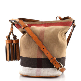 Burberry Ashby Bag House Check Canvas Mini