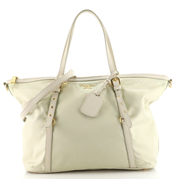 Prada Convertible Belted Tote Tessuto Large