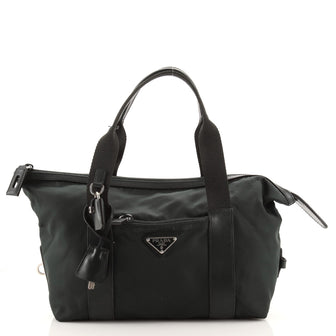 Prada Zip Tote Tessuto Medium