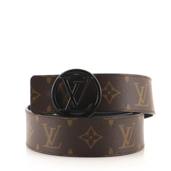 Louis Vuitton LV Circle Belt Monogram Canvas Wide