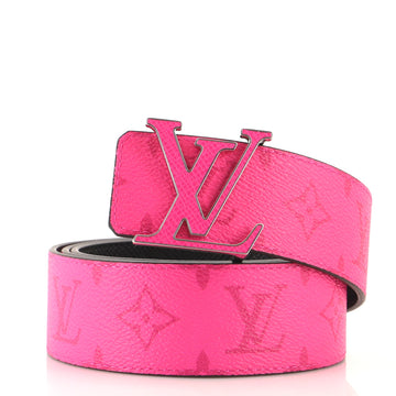 Louis Vuitton LV Initiales Reversible Belt Monogram Taigarama Wide