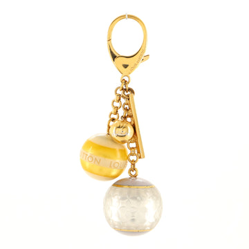 Louis Vuitton Mini Lin Croisette Bag Charm Resin and Brass