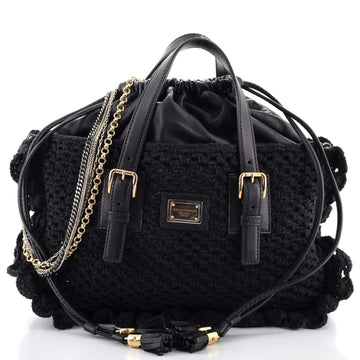Dolce & Gabbana Miss Helen Tote Crochet East West