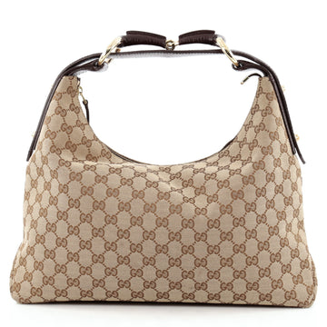 Gucci Horsebit Hobo GG Canvas Medium