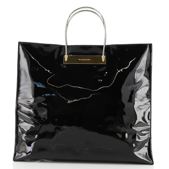 Balenciaga Cable Shopper Tote Patent Large