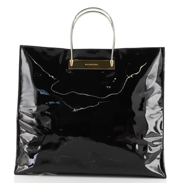 Balenciaga Cable Shopper Tote Patent Large