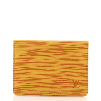 Louis Vuitton Vintage ID Card Holder Epi Leather