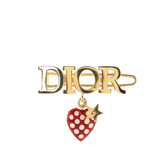 Christian Dior DiorAmour Hair Barrette Metal and Enamel