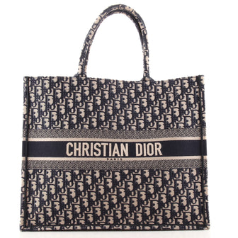 Christian Dior Book Tote Oblique Canvas
