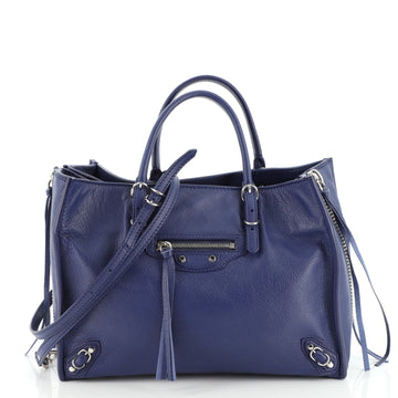 Balenciaga Papier A6 Zip Around Classic Studs Bag Leather