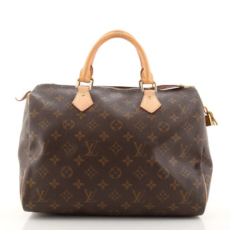 Louis Vuitton Speedy Handbag Monogram Canvas 30