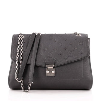 Louis Vuitton Saint Germain Handbag Studded Monogram Empreinte Leather MM