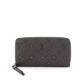 Louis Vuitton Zippy Wallet Studded Monogram Empreinte Leather