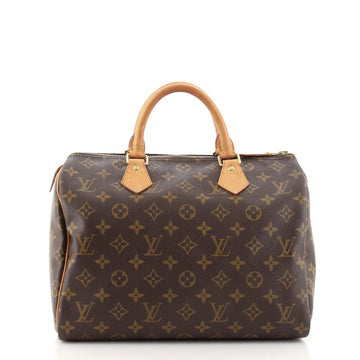 Louis Vuitton Speedy Handbag Monogram Canvas 30
