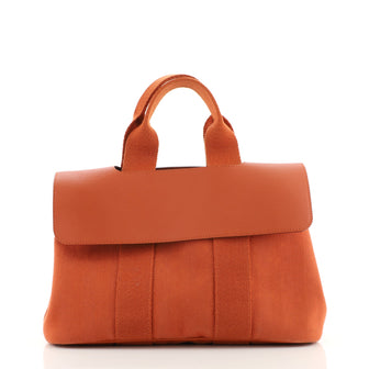 Hermes Valparaiso Bag Toile and Leather PM