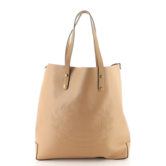 Burberry Remington Tote Embossed Leather Tall