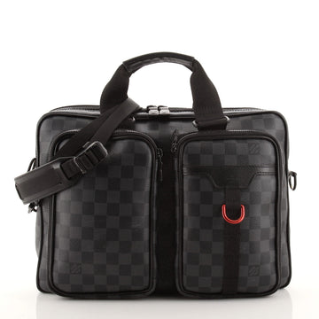 Louis Vuitton Utility Business Bag Damier Graphite