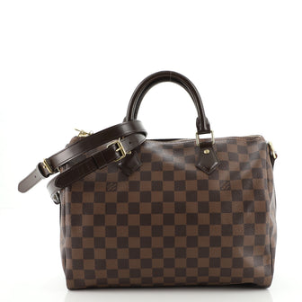 Louis Vuitton Speedy Bandouliere Bag Damier 30
