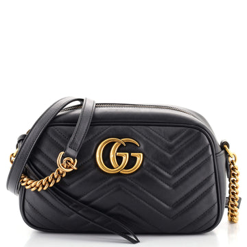 Gucci GG Marmont Shoulder Bag Matelasse Leather Small