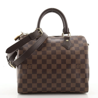 Louis Vuitton Speedy Bandouliere Bag Damier 25