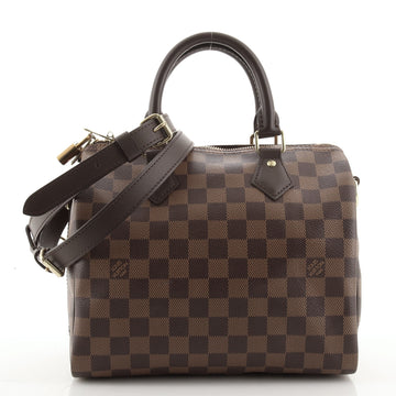Louis Vuitton Speedy Bandouliere Bag Damier 25